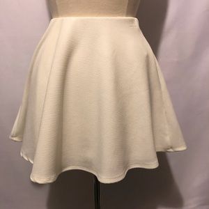 White circle skirt